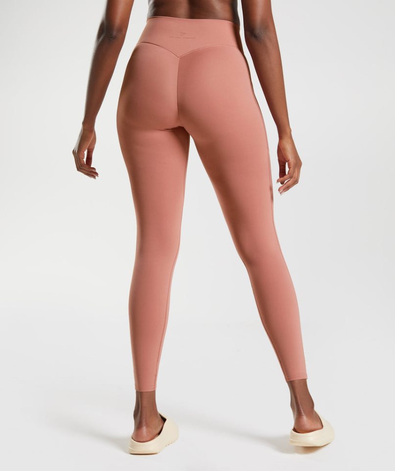 Women's Gymshark Whitney Everyday Pocket Leggings Pink | NZ 5NCOKF